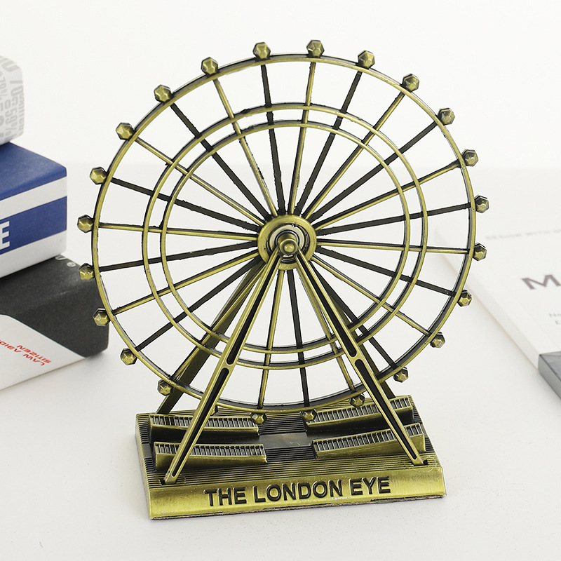 Office Furniture London - Retro Zinc Alloy Ferris Wheel Model