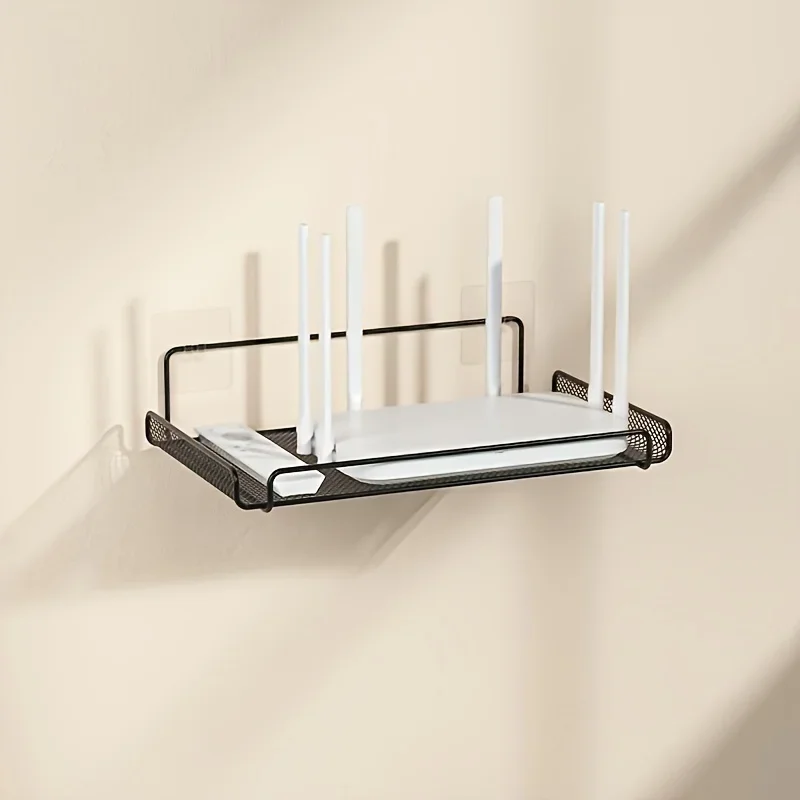 Wall Organizer Pocket - Stainless Steel Router Shelf No Drill