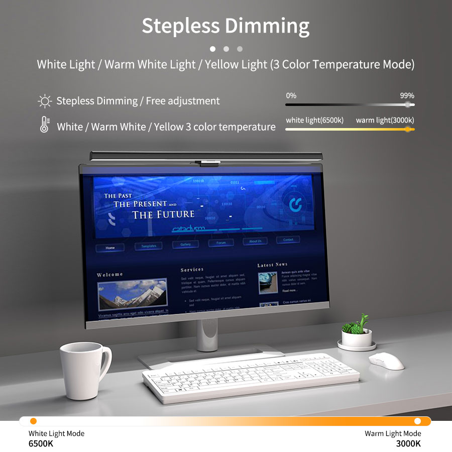 50cm LED Monitor Light Bar Scr - огляд і ціна Office Furniture Ideas