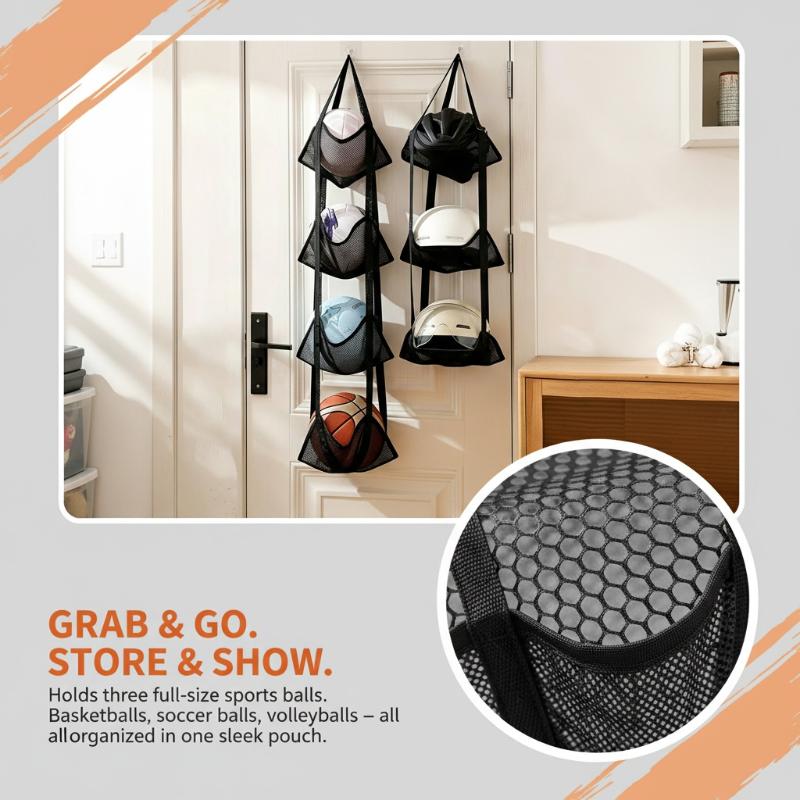 Wall Mounted Basketball Storag - огляд і ціна Wall Organizer Pocket