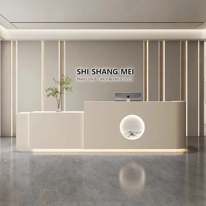 Nordic Cream Style Reception D - огляд і ціна Office Furniture Store