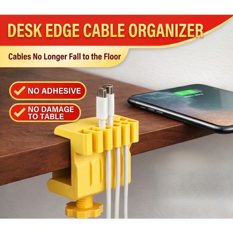 3 desktop cable manager clips  - огляд і ціна Office Furniture Ideas