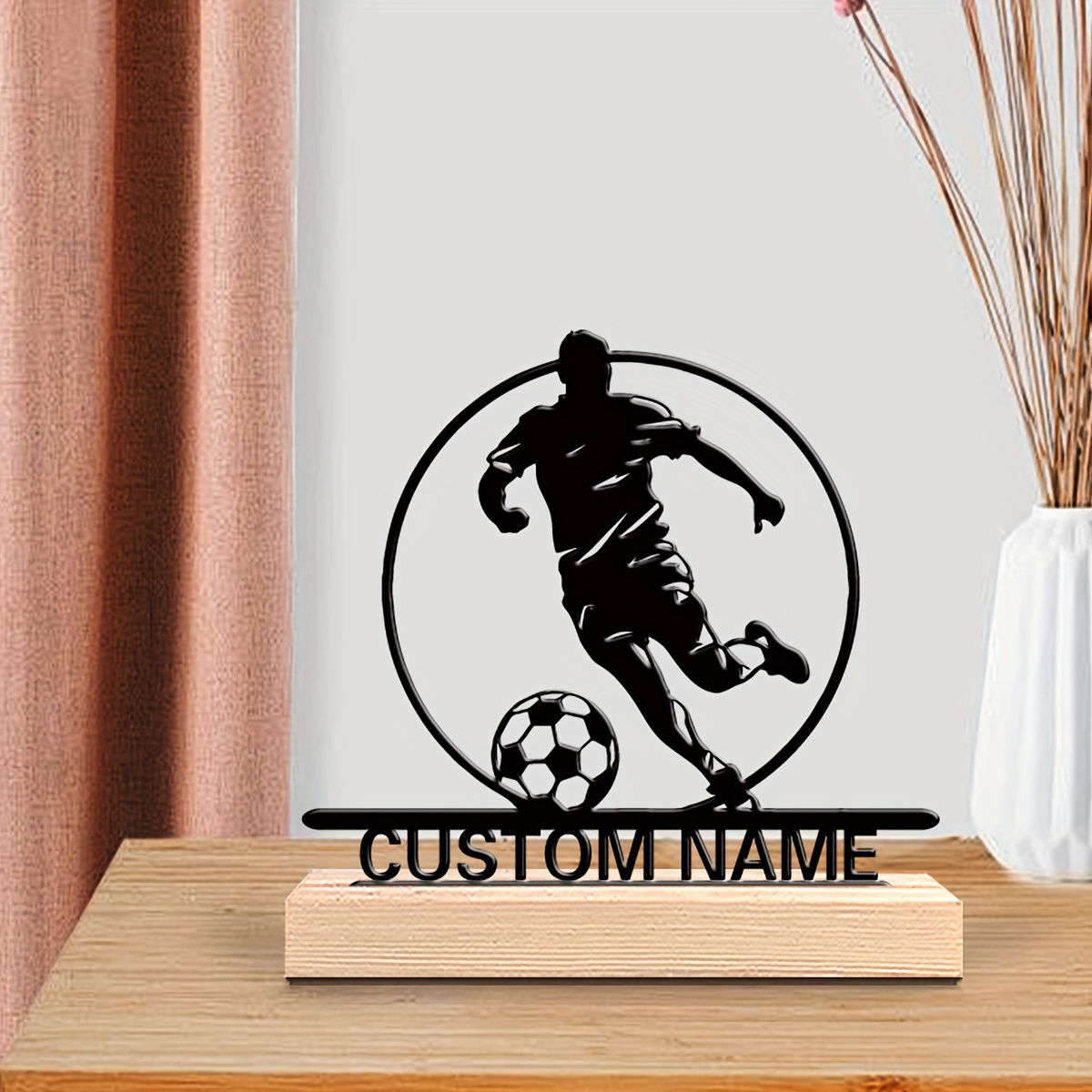 Custom Soccer Player Metal Sta - огляд і ціна Office Furniture Ideas