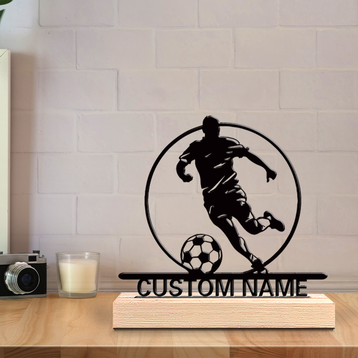 Custom Soccer Player Metal Sta - огляд і ціна Office Furniture Ideas