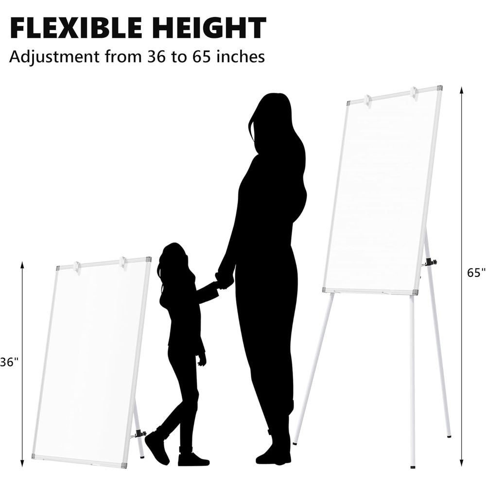 Large Whiteboard Easel with St - огляд і ціна Whiteboard Easel Tripod