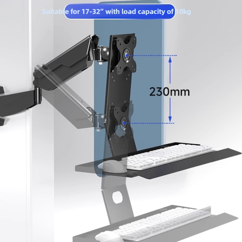 Heavy Duty Monitor Mount Rack  - огляд і ціна Wall Mounted Desk Fold