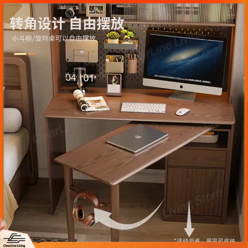 Solid Wood Corner Folding Desk - огляд і ціна Wall Mounted Desk Fold